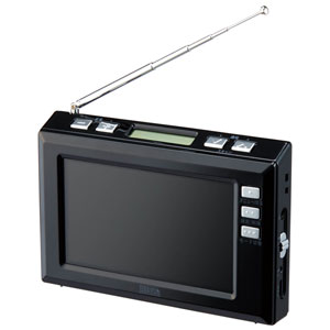TV03BK ヤザワ 4.3インチ液晶 ワンセグTV AM FMラジオ(ブラック) YAZAWA