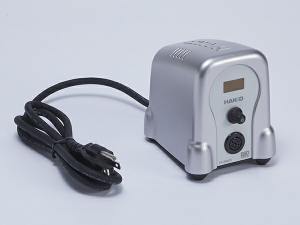 白光 ステイションはんだこて チタニウムしろがね色 本体のみ(こて部、こて台なし) FX888DX-811SV ステイション型はんだこて 溶接・熱工具本体-花・ガーデン・DIY-ハンダごて