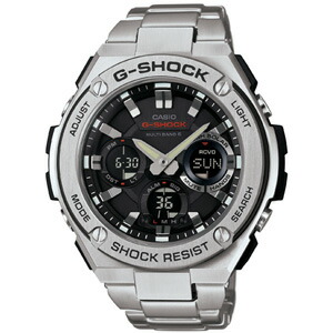 カシオ 【国内定め事品】G-SHOCK（ジーショック） G-STEEL ソーラー電磁波 メンズ手合い GST-W110D-1AJF [GSTW110D1AJF]【返品カテゴリー化A】