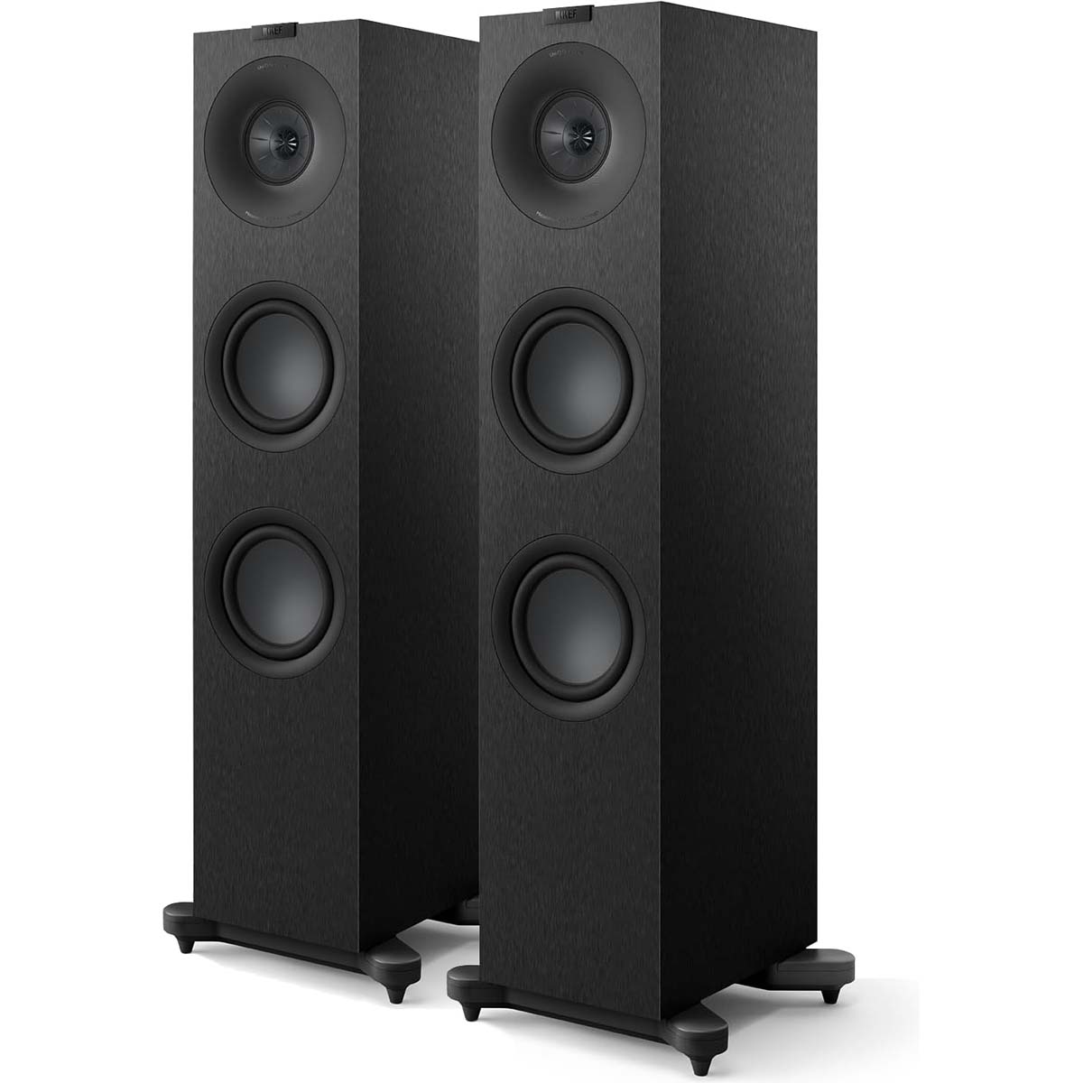 KEF 3ウェイ・フロアスタンド型スピーカー（サテンブラック）【ペア】 Q7META-BLACK KEF