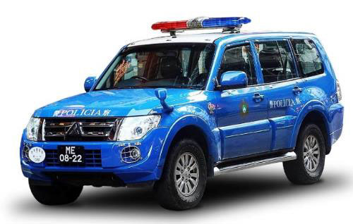 VITESSE 1/43 三菱 パジェロ マカオ治安警察【29326】 ミニカー