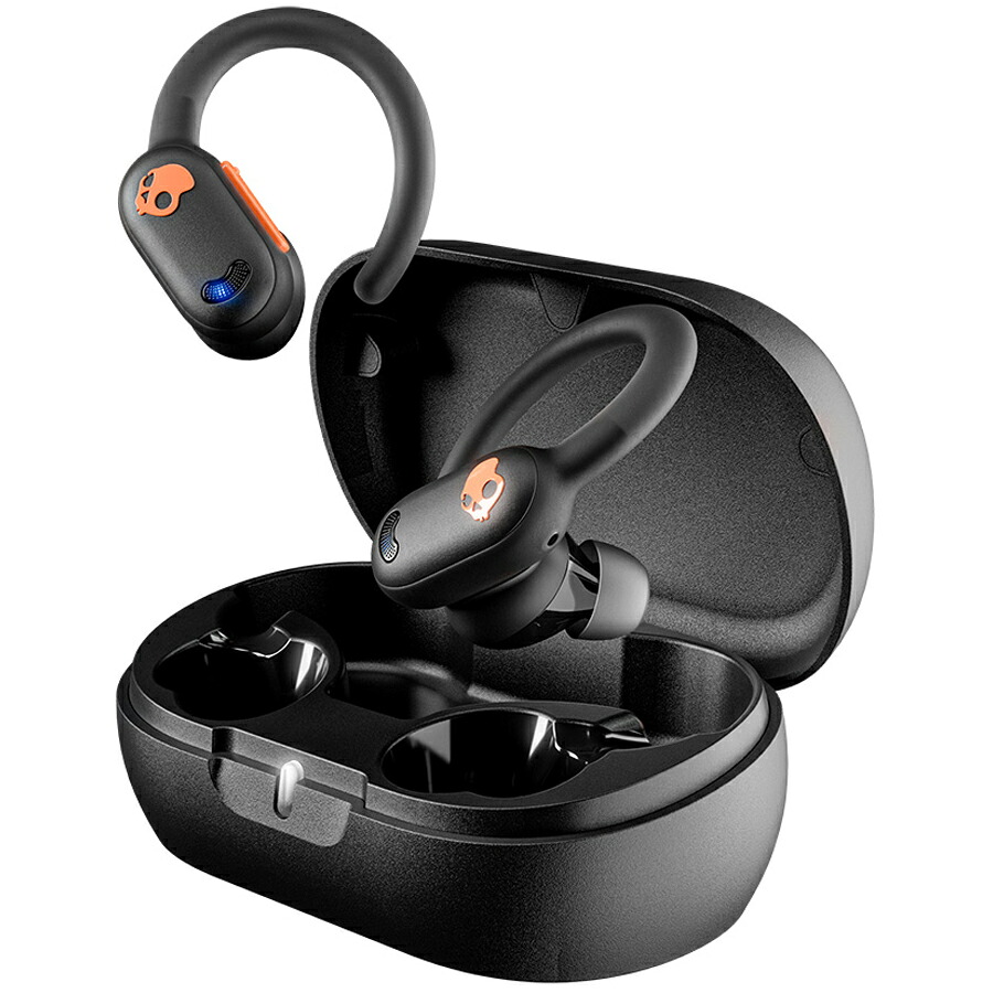 スカルキャンディ ノイズキャンセリング機能搭載　完全ワイヤレスBluetoothイヤホン（BLACK ORANGE） S2PAW-S749 Skullcandy　PUSH ANC ACTIVE