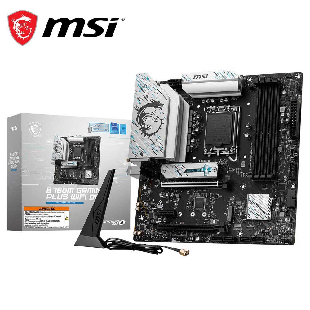 MSI｜エムエスアイ MSI B760M GAMING PLUS WIFI DDR4 母ちゃんゲーム盤  B760MGAMINGPLUSWIFI4