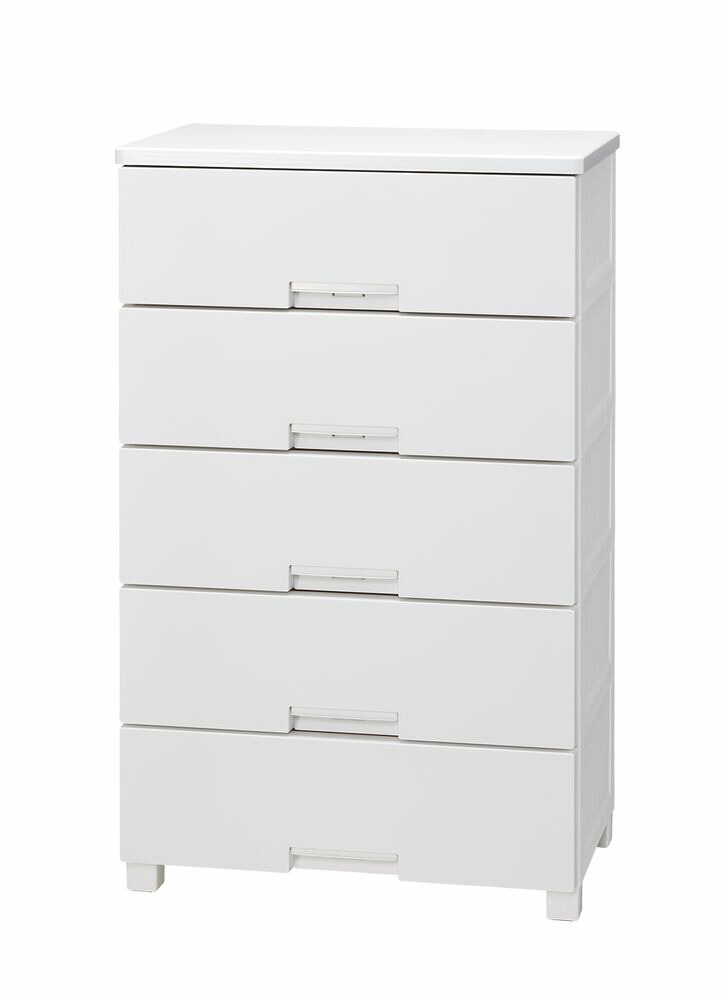 天馬 フィッツチェスト6505 5段（白いこと） FCH6505W Fits洋服箪笥 第一義的 [FCH6505W]