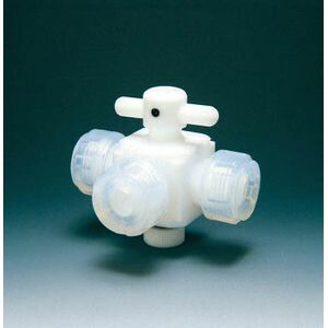 フロンケミカル フッ素脂(PTFE)三方弁膜繋ぎ合わせる10粍 NR0030-03 熱電子管あと継ぎ