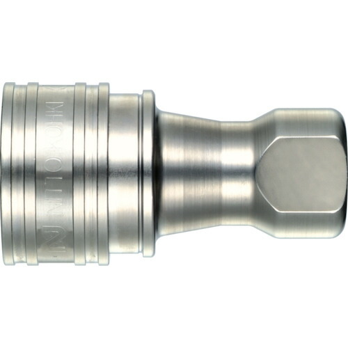 日東工器 中圧用SPカプラ Type A(おねじ取付用ソケット) 相手側取付ねじサイズR3/4 鋼鉄製 6S-A(STEEL) 中圧・汎用型