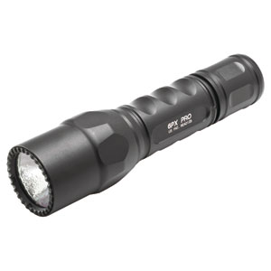 シュアファイア LED懐中電灯（黒）600ルーメン 6PX-D-BK SUREFIRE 6PX プロ [6PXDBK]