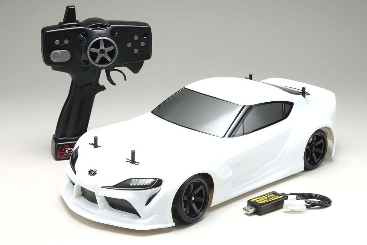 ヨコモ 1/10 電動RC組み立て済みジャイロ付きフルセット ドリフトパッケージ 2WD RTR PANDEM GRA90 スープラ(白)【DPR-GRA90W】 ラジコン