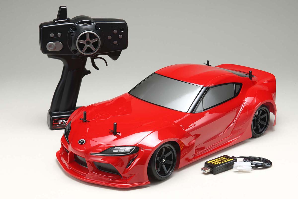 ヨコモ 1/10 電動RC組み立て済みジャイロ付きフルセット ドリフトパッケージ 2WD RTR PANDEM GRA90 スープラ(赤)【DPR-GRA90R】 ラジコン