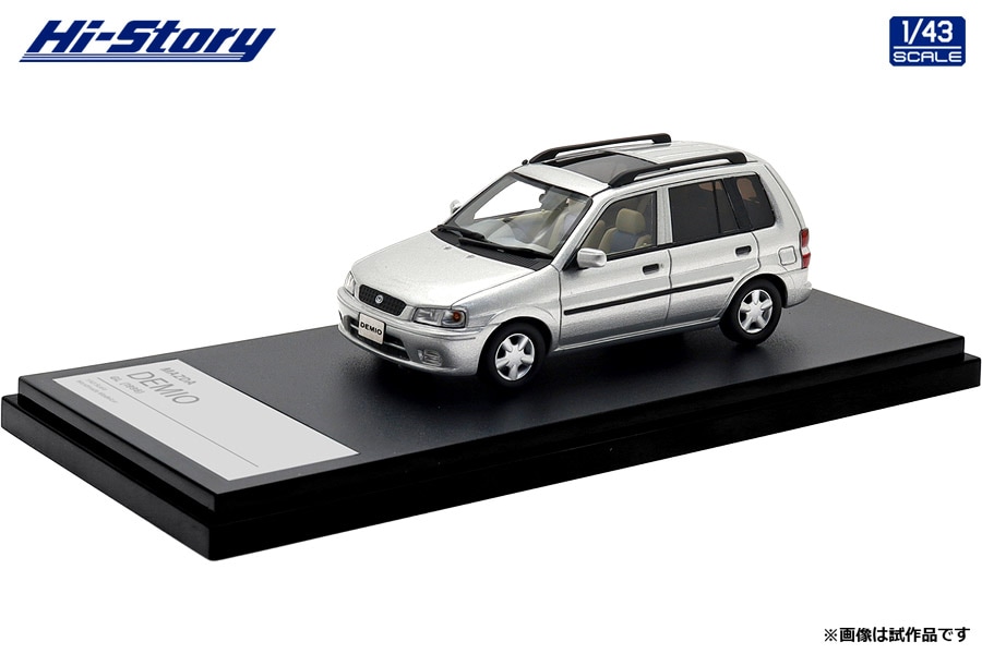 ハイストーリー 1/43 MAZDA DEMIO GL (1996) シルバーストーンメタリック【HS497SL】 ミニカー