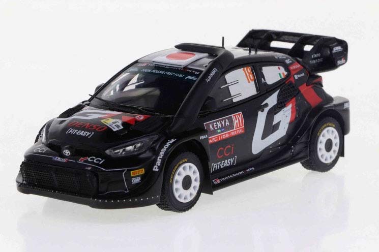 イクソ 1/43 トヨタGRヤリス ラリー1 ハイブリッド 2024年 サファリラリーケニア 2位 #18　勝田 貴元【RAM24SP-002A】 ミニカー