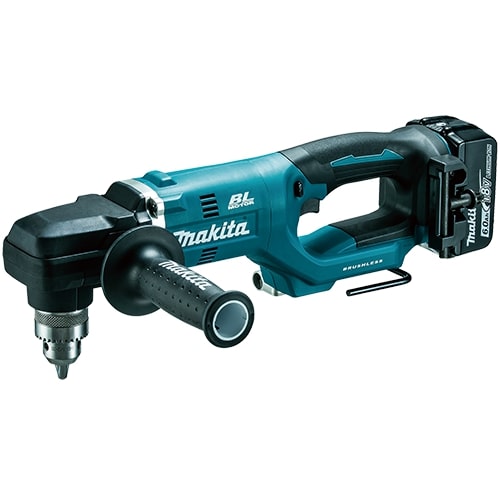 マキタ 18V 充電式アングルドリル (バッテリBL1860B(6.0Ah)×2本・充電器DC18RF付き) DA450DRGX makita