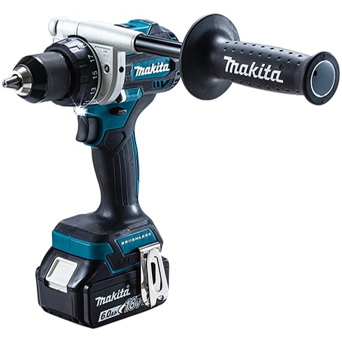 マキタ 18V 充電式ドライバドリル 140N・m (バッテリBL1860B(6.0Ah)×2本・充電器DC18RF付き) DF486DRGX makita