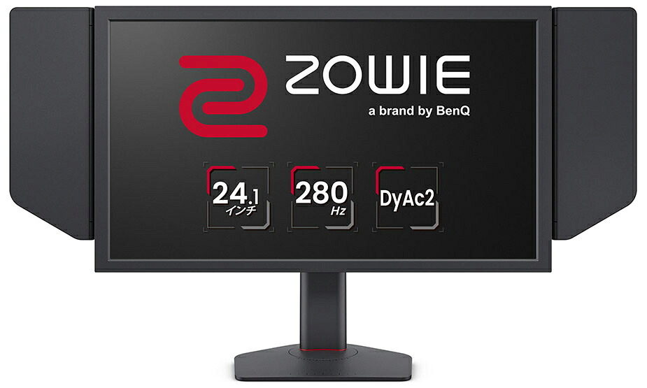 BenQ｜ベンキュー ゲーミング液晶ディスプレイ(24.1型/TN/FullHD 1920×1080/280Hz/HDMI2.0/DP1.2/3年保証)(ブラック) ZOWIEシリーズ XL2546X+