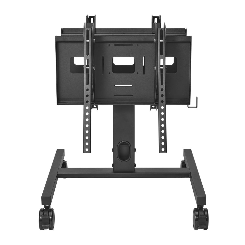 I/O見聞 ～55型見せびらかす 民族大移動式ローディスプレイスタンド 耐荷重最大限度20kg/2面模範例 （黒いこと） DA-LSD1 DA-LS1続きもの