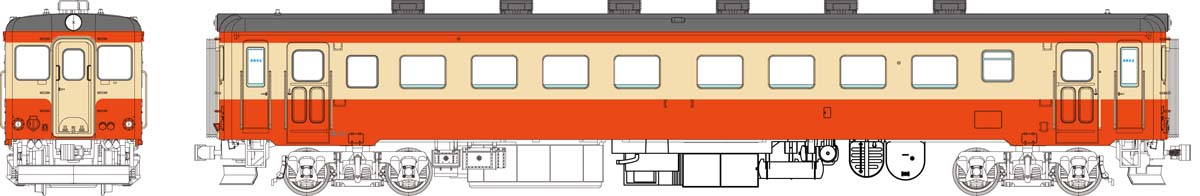 ［鉄道模型］トラムウェイ (HO) TW-K22A-M 国鉄キハ22 一般色（6個ベンチレーター) 動力付