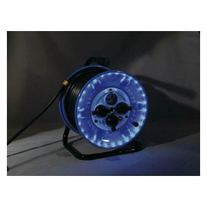 日動工業 防雨型電工ドラム　LEDラインドラム　青 NPWLEB33B