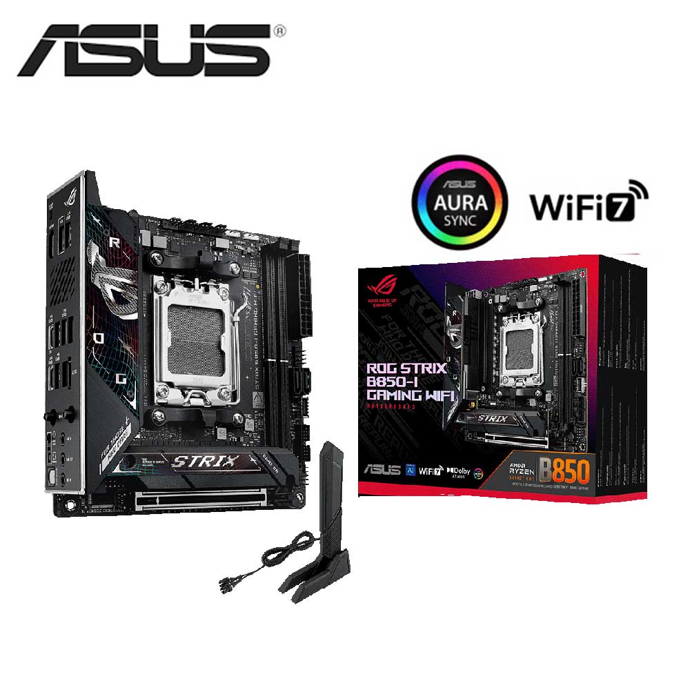 ASUS｜エイスース ASUS ROG STRIX B850-I GAMING WIFI Socket AM5対応 AMD B850 チップセット搭載Mini-ITX マザーボード【国内正規品】 ROG STRIX B850-I GAMING WIFI｜Joshin web 家電とPCの大型専門店