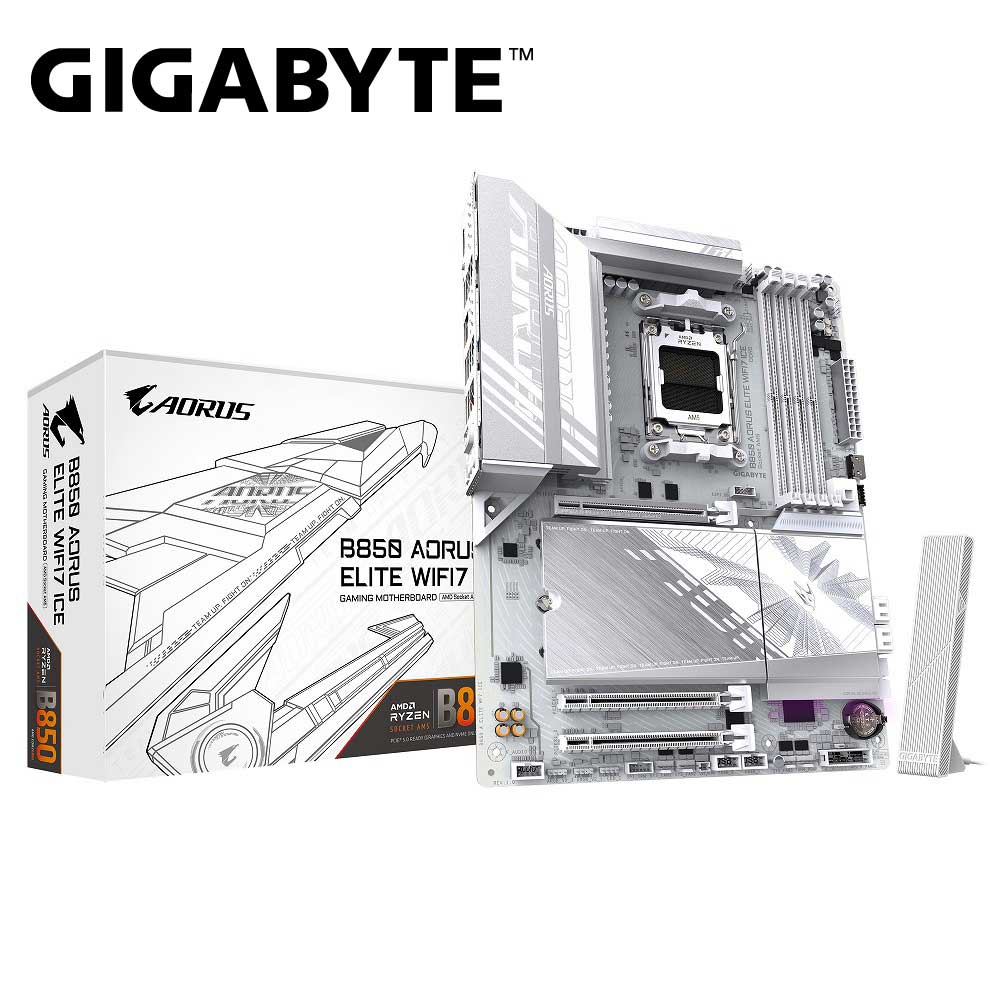 GIGABYTE｜ギガバイト GIGABYTE B850 AORUS ELITE WIFI7 ICE マザーボード B850AELITEWF7ICE