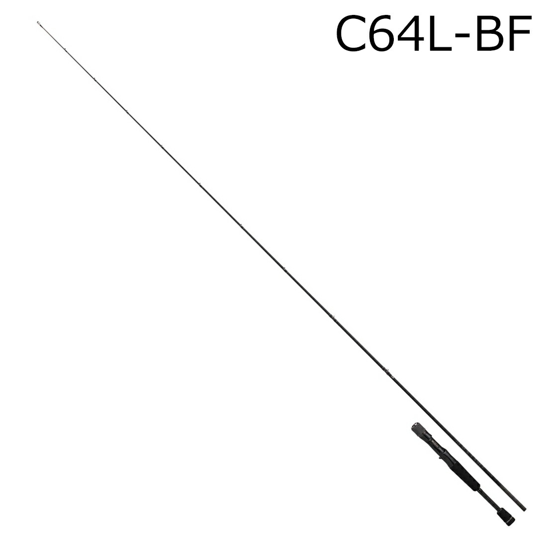 ダイワ 25 ブラックレーベル C64L-BF シャープ＆センシティブ ベイトフィネス 25ブラックレーベルC64L-BF DAIWA 25BLACK LABEL バスロッド