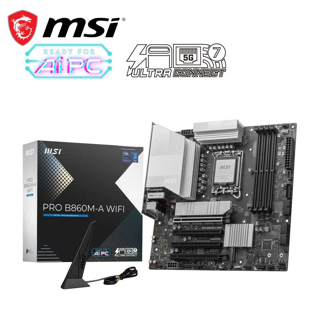 MSI｜エムエスアイ MSI PRO B860M-A WIFI マザーボード Intel Core Ultra 200S（LGA1851）対応 PRO B860M-A WIFI