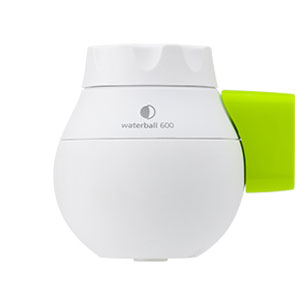 東レ 蛇口取付型浄水器(ホワイト/グリーン)　有機フッ素化合物　PFOS/PFOA除去確認済 WB600B-G TORAY ウォーターボール [WB600BG]画像