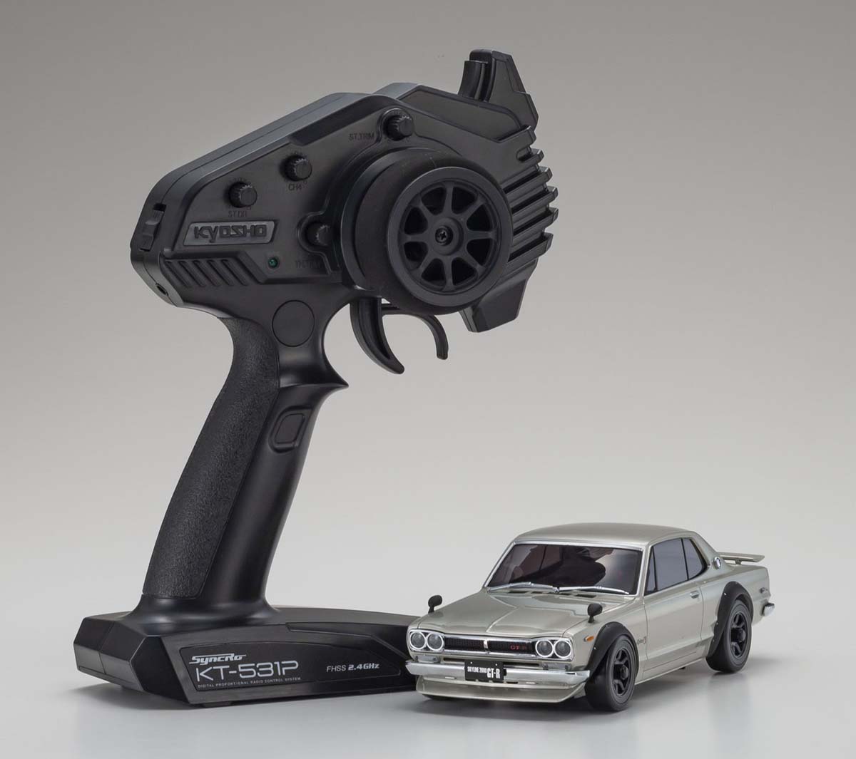 京商 ミニッツRWDレディセット MR-04 日産 スカイライン 2000GT-R (KPGC10) チューンド・バージョン シルバー【32359S】 ラジコン