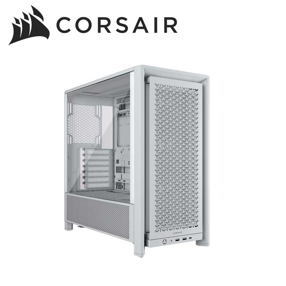 CORSAIR｜コルセア PCケース ミドルタワー FRAME 4000D RS Mid-Tower White（ホワイト） CC-9011313-WW