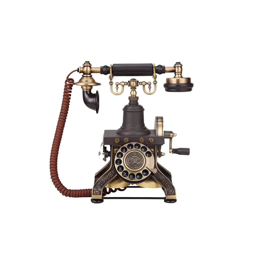 PASSON レトロ電話 HA1892TN-BK  [HA1892TNBK]