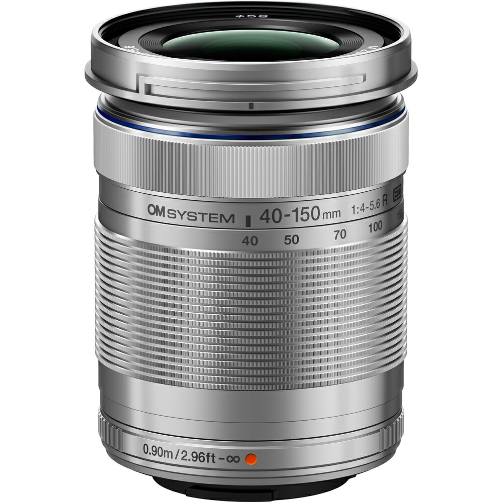 OM SYSTEM M.ZUIKO DIGITAL ED 40-150mm F4.0-5.6 R(シルバー) 40-150MMF4.0-5.6S_OM ※マイクロフォーサーズ用レンズ|Joshin web 家電とPCの大型専門店