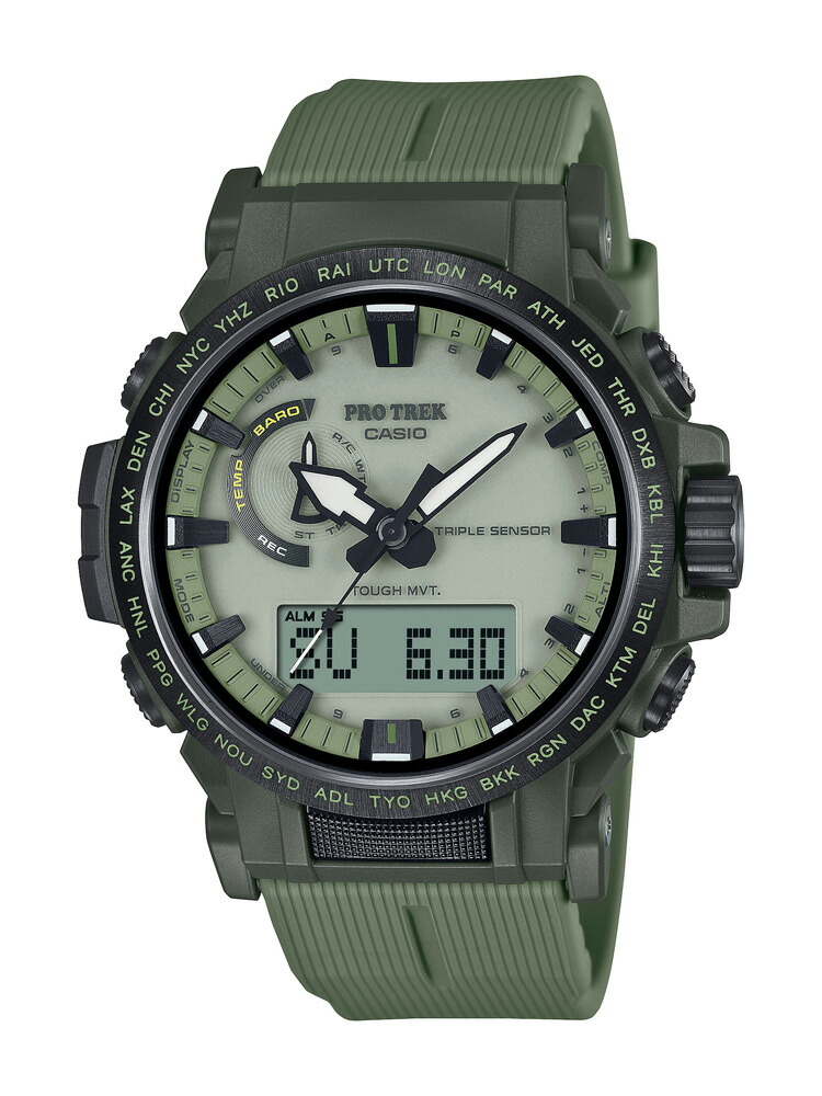 カシオ 【国内定め事品】PROTREK Climber Line ソーラー電磁波 メンズ手合い PRW-61LD-3JF [PRW61LD3JF]【返品カテゴリー化A】