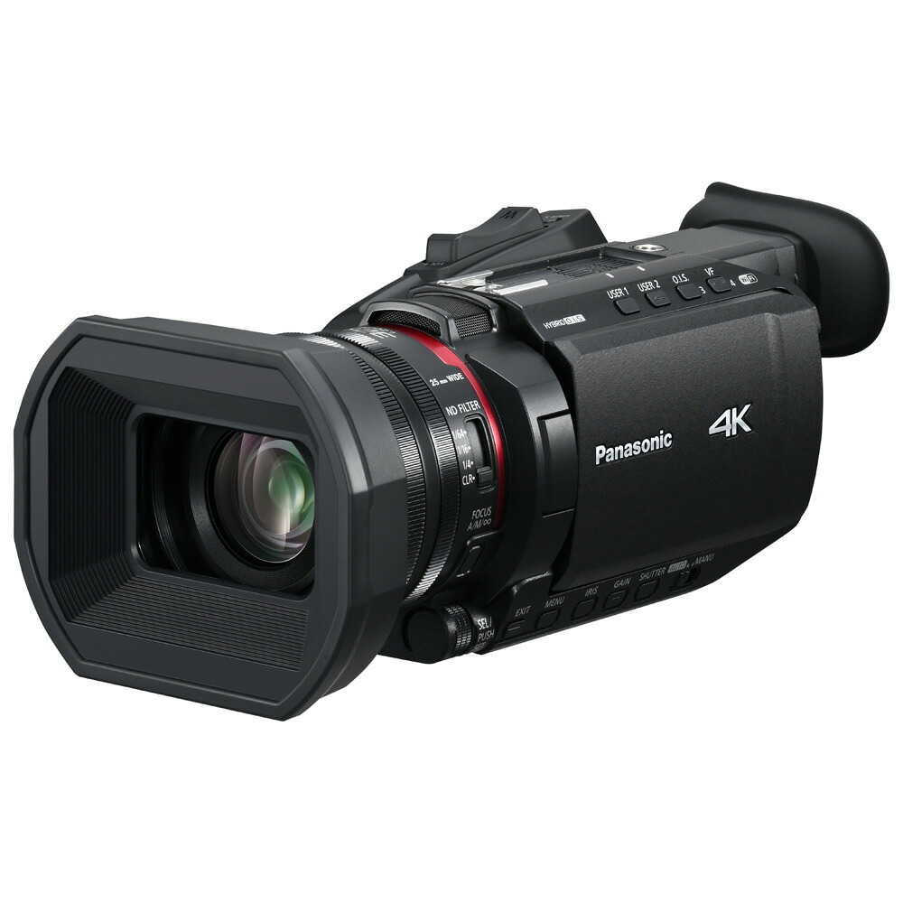 パナソニック デジタル4Kビデオカメラ「HC-X1600」（ブラック） HC-X1600 Panasonic
