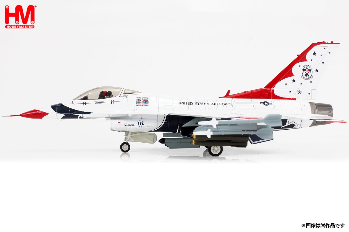 ホビーマスター 1/72 F-16C "アメリカ空軍 サンダーバーズ ウォーバーズ 1988"【HA38044】 塗装済完成品｜Joshin web 家電とPCの大型専門店