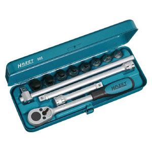 HAZET ヘキサゴンソケットレンチセット（差込角12．7mm） 985