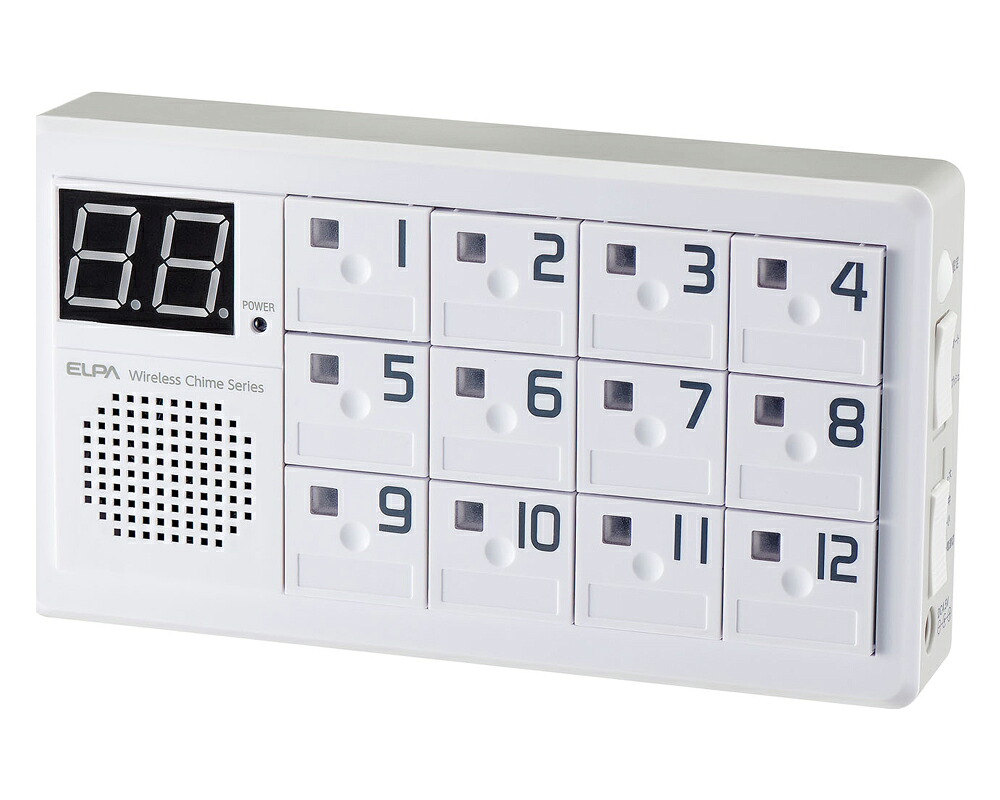 ELPA ワイヤレスチャイム12CH受信器 EWS-P70 ELPA [EWSP70]