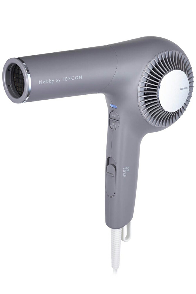 テスコム ヘアードライヤー（スモーキーグレー） NIB500B-H Nobby by TESCOM ノビー プロフェッショナル プロテクトイオンヘアドライヤー [NIB500BH]