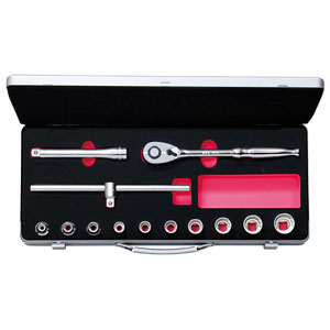 KTC(京都機械工具) 12.7sq.ソケットレンチセット[13点] TB410W KTC