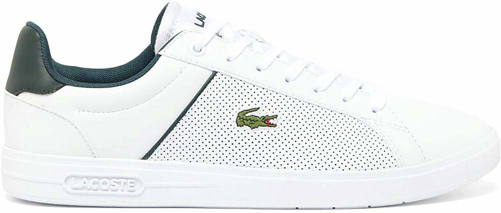 ラコステ メンズ スニーカー LITE BASE 224 1 SMA（WHT/DK GRN・大きさ：26.5糎） 48SMA0113-1R5-8 LACOSTE