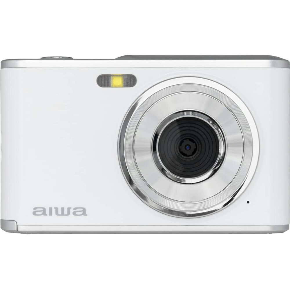 aiwa コンパクトデジタルカメラ「aiwa cam DCB」（ホワイト） JA4-DCM0001(WH)