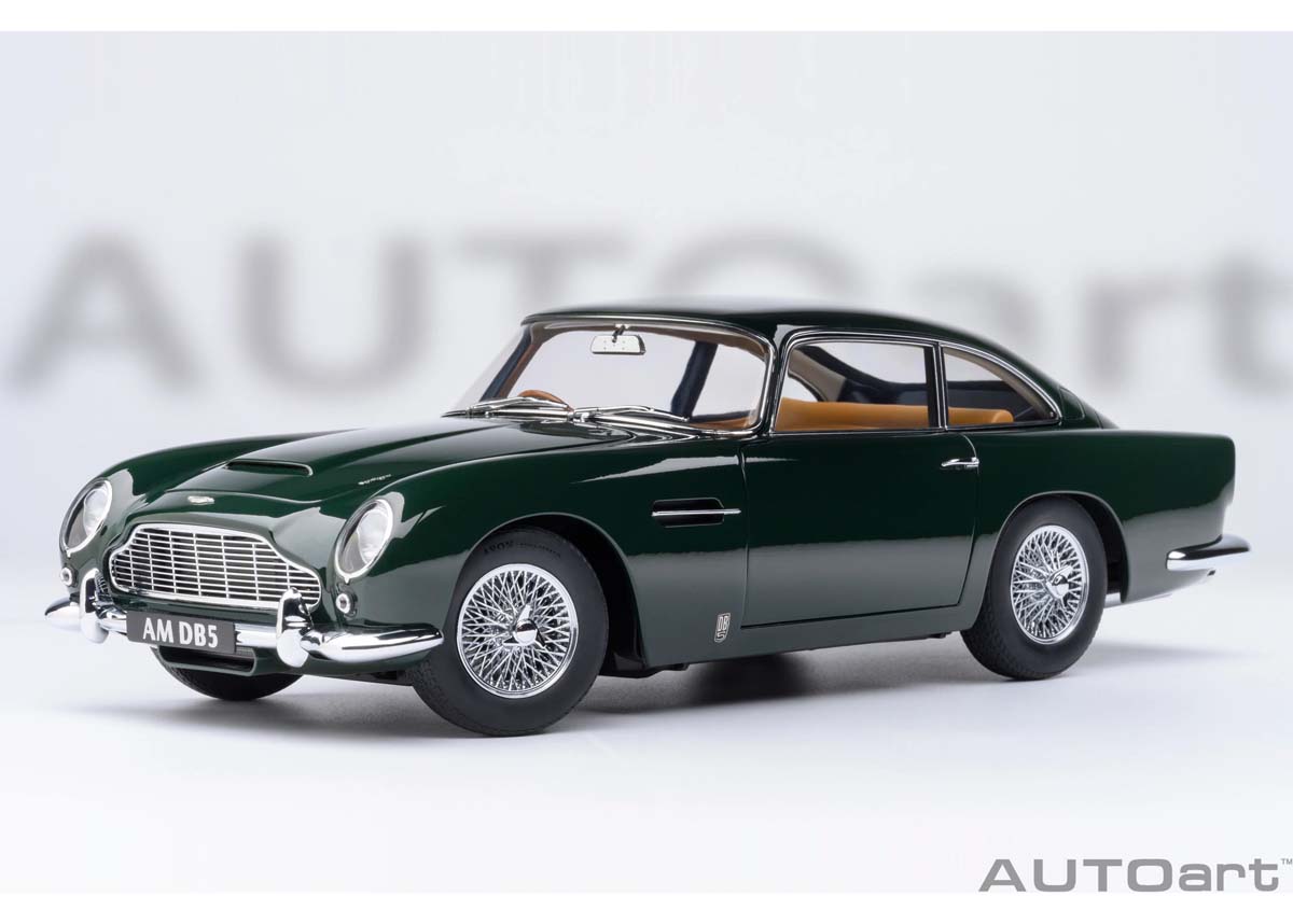 オート美術 1/18 アストンマーチン DB5（うす暗い緑であること）【70286】 ミニカー