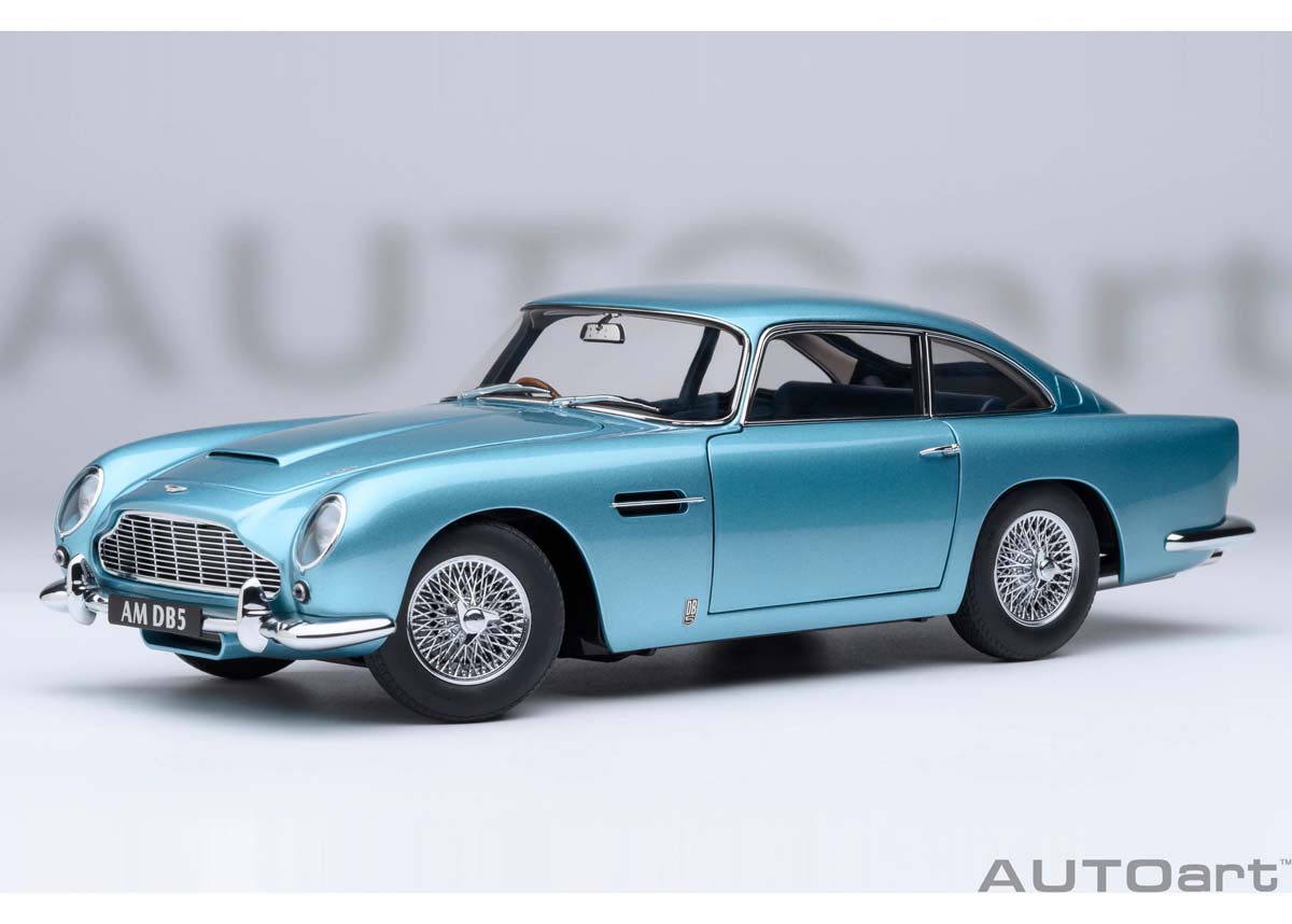 オート美術 1/18 アストンマーチン DB5（ともし火青み・パール）【70288】 ミニカー