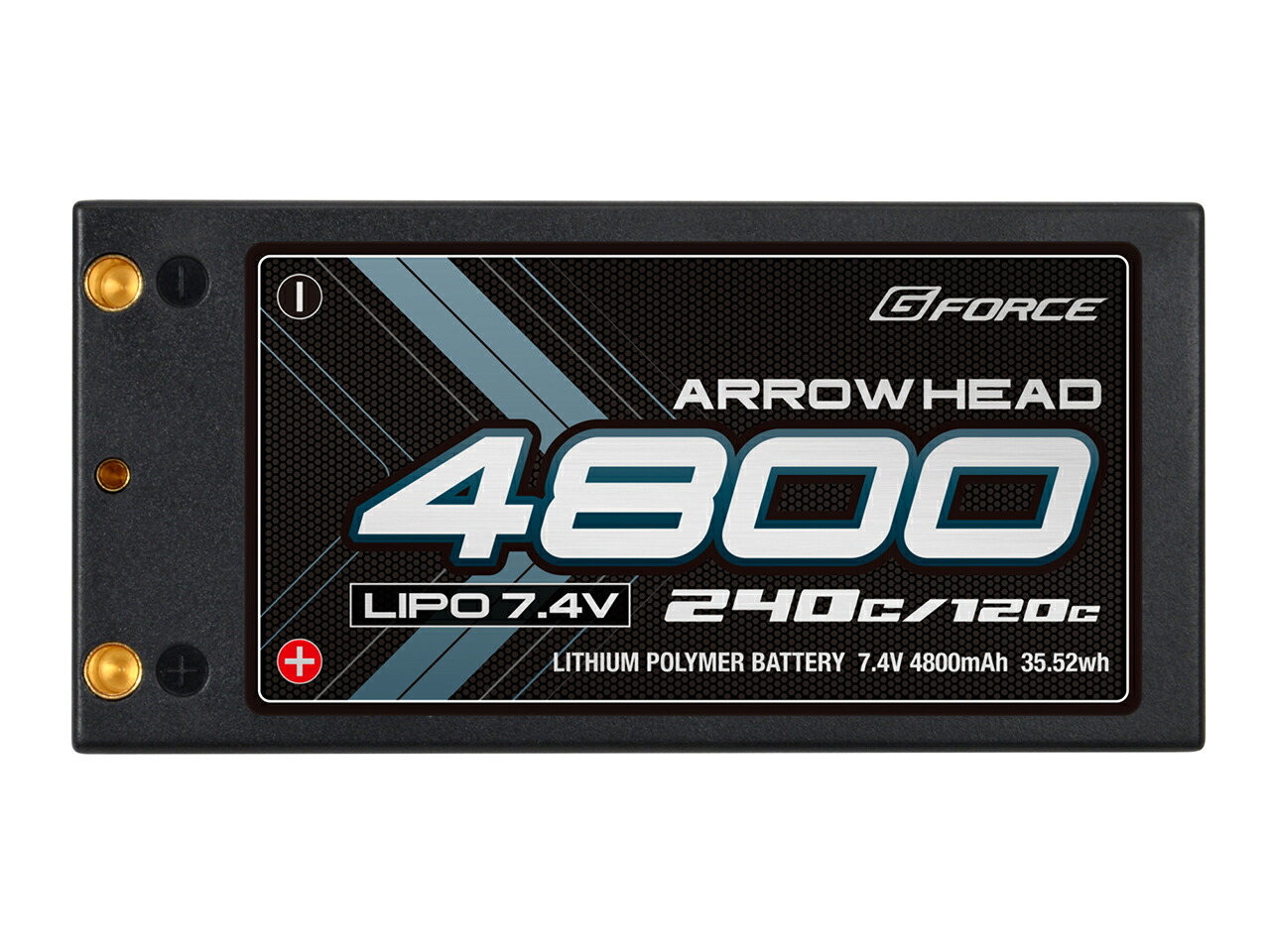 G-FORCE Arrow Head LiPo 7.4V 4800mAh 120C/240C【GFG017】