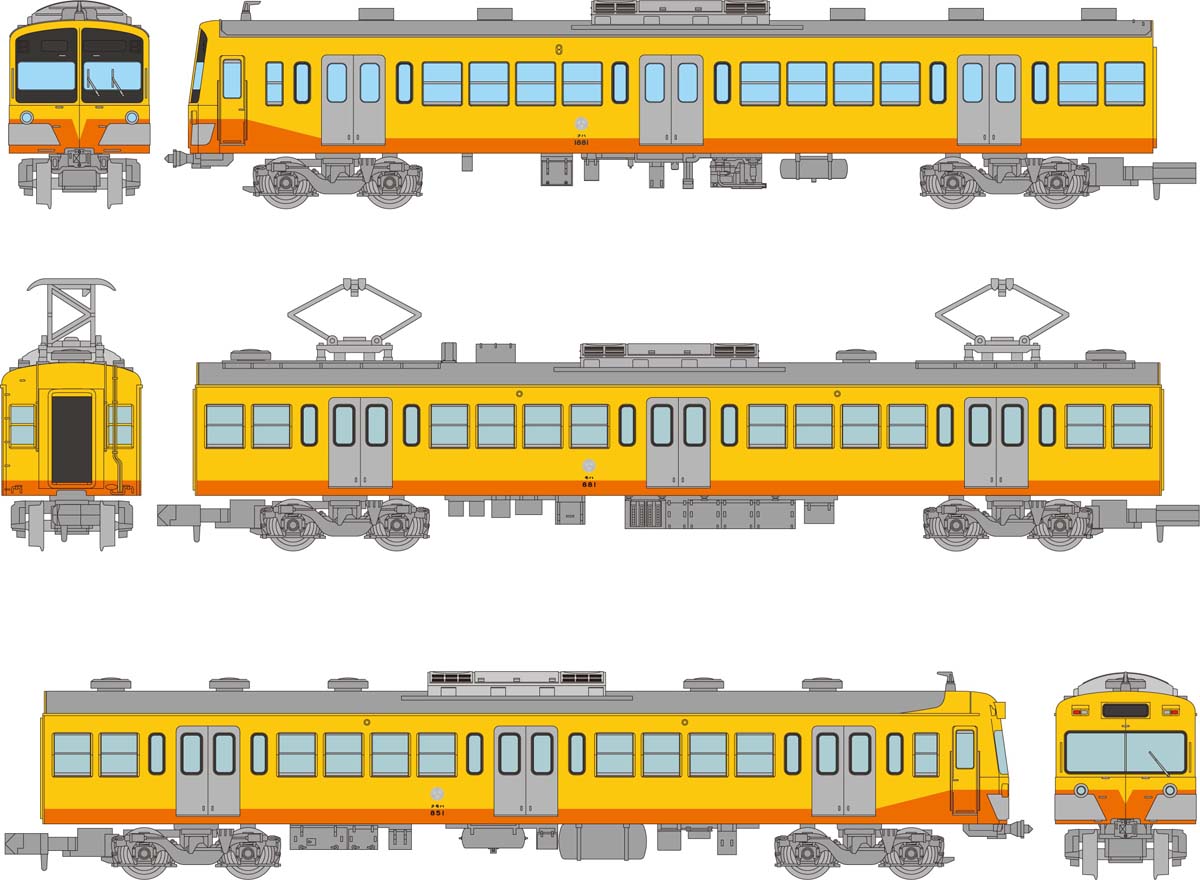 ［鉄道模型］トミーテック (N) 鉄道コレクション 三岐鉄道851系 3両セット