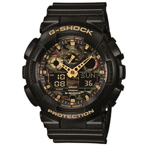 カシオ 【国内正規品】G-SHOCK（ジーショック）　Camouflage Dial Series クオーツ　メンズタイプ GA-100CF-1A9JF [GA100CF1A9JF]【返品種別A】