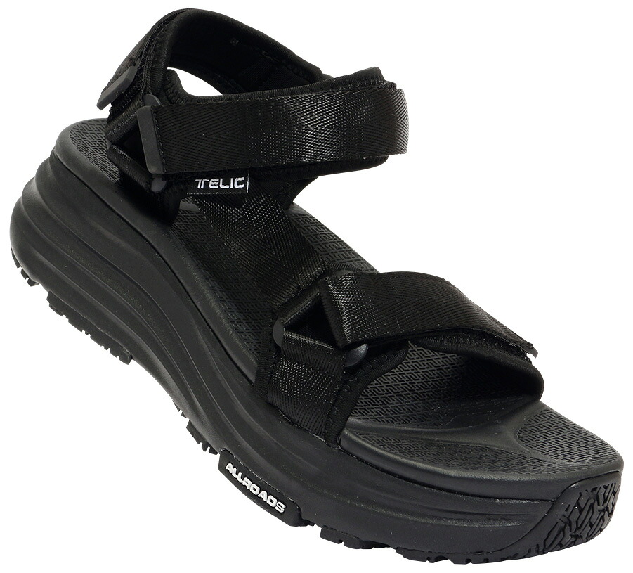 TELIC リカバリーサンダル（Black・サイズ：US6(24cm)) ALLROADS-S4-BK-US6