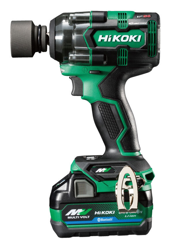 HiKOKI 36V コードレスインパクトレンチ アグレッシブグリーン (マルチボルト蓄電池(BSL36A18BX)×2個・充電器(UC18YDL2)付き)(ソケット別売) WR36DH(2XPSZ) ハイコーキ(日立工機)