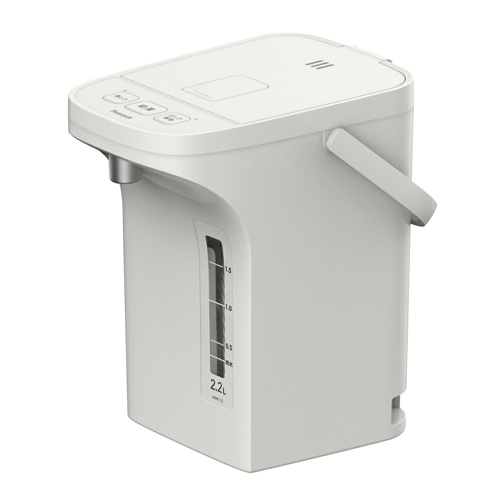 ピーコック 電気ポット(電動給湯式)　　2.2L　アッシュホワイト WMR-22 Peacock　早沸きタイプ [WMR22]