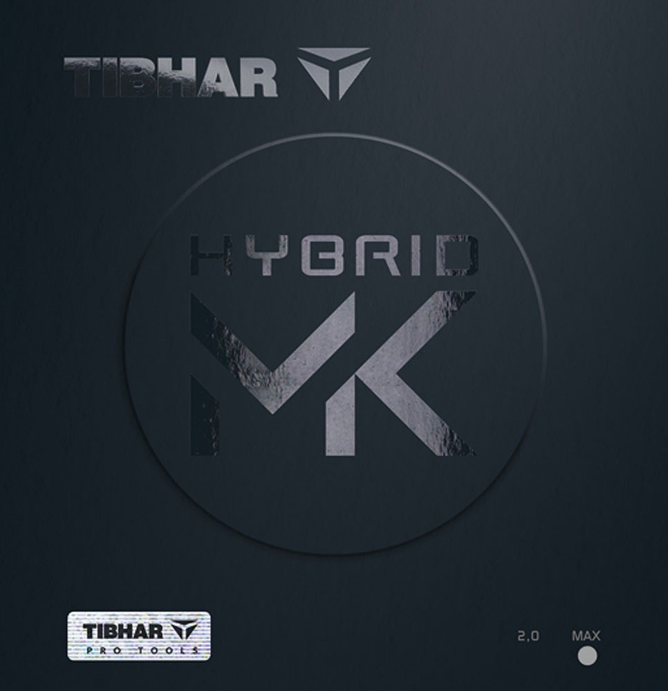 TIBHAR（ティバー） 卓球ラバー ハイブリッド MK（レッド・サイズ：2.0） TIB-TJR173-2-2.0
