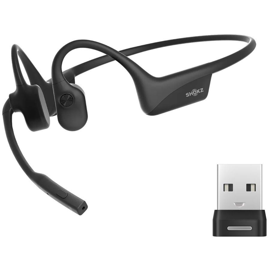 ショックス Loop120　USB-Aワイヤレスアダプタ付属　Bluetooth対応骨伝導ワイヤレスヘッドセット（USB-A　2025 Upgrade） SKZ-EP-000040 Shokz　OpenComm2 UC 2025 Upgrade