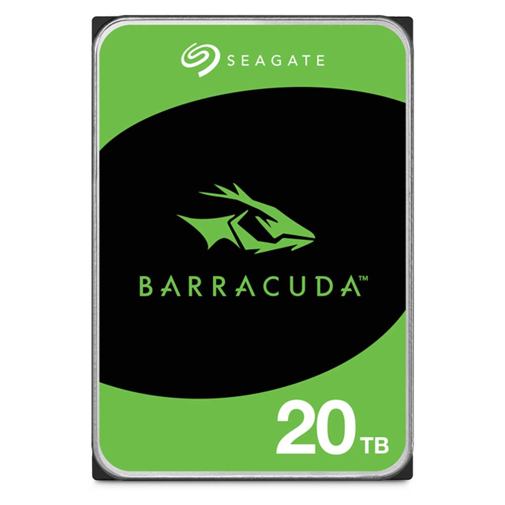 Seagate｜シーゲイト BarraCuda 3.5インチ 内蔵ハードディスク 20TB SATA6Gb/s キャッシュ512MB 7200RPM CMR ST20000DM001